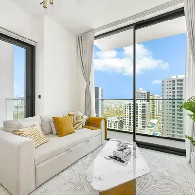 Golden Stays - Private Pool in Binghatti Tulip I Prime JVC 2BR I Balcony Access