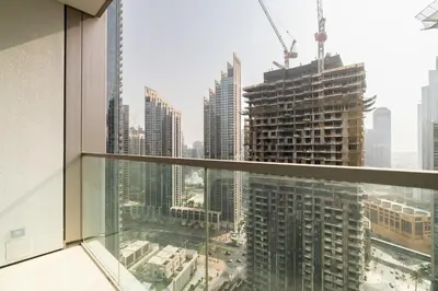 a view of a city from an office building at CitiHome Elegant Finishing Prime Location in Dubai