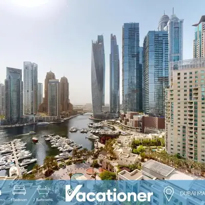 Al Mesk Tower - One Bed with Scenic Marina Views