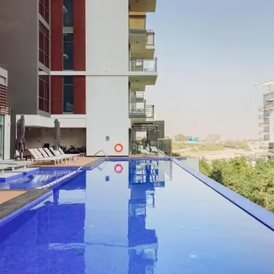 Beautiful Brand New Studio -Pool -Balcony -Parking