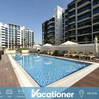 Azizi Riviera - Chic Studio with Balcony in Meydan
