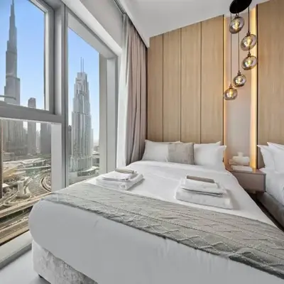 Serene 2BR Burj View DT Dubai