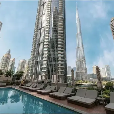 Restay Homes at Act Towers by Emaar - Pool access with Burj View included - Luxury Apartments in Downtown