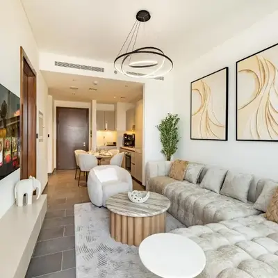 Stylish 1BR with City and Partial Burj View by BMS