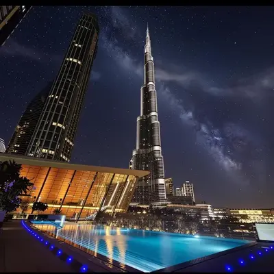 Next to Burj Khalifa & Dubai Mall Grande Signature 2BR