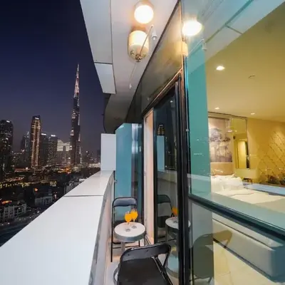 Studio with Burj Khalifa view
