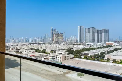 a view of a city with tall buildings at 1 Bedroom Royal Dubai Stay in Dubai
