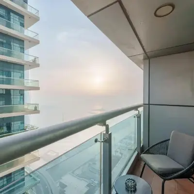 Large Flat in High Floor with view to Marina Canal & Beach sleep 8px