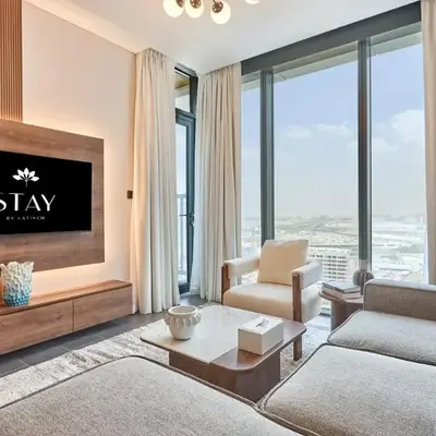 STAY BY LATINEM Luxury 1BR Holiday Home CB 2001 Near Burj Khalifa