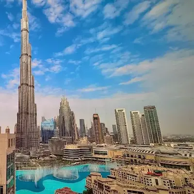Serene 2BR Burj Khalifa & Fountain View