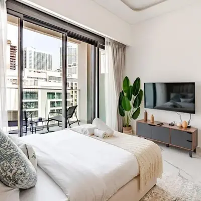 Stylish New Studio Sleeps up to 2 guests I Pool I Padel Court I Close to Supermarket
