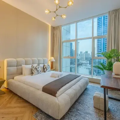 Exceptional 2BR with Marina Waterfront View