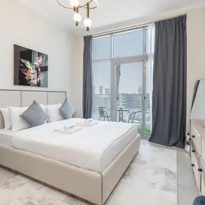 Modern 1BHK Apartment in Pantheon JVC by Czechin