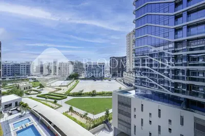 an aerial view of a city with tall buildings at Bloomfields Marquis 2020 in Arjan in Dubai