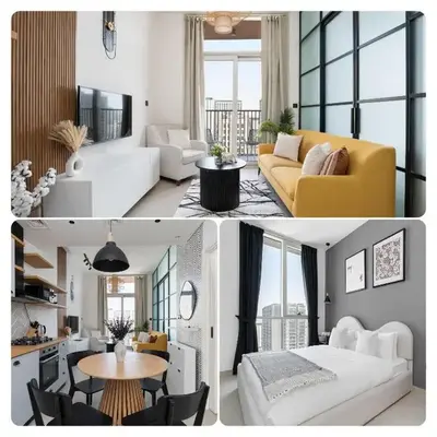 Stylish 1BR Dubai Hills Walk to Park & Mall