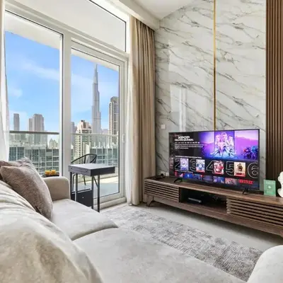 New 1BR with Burj Khalifa Views Near Dubai Mall