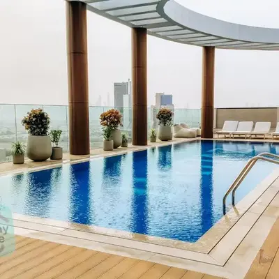 Modern 1BR in JVC Pool