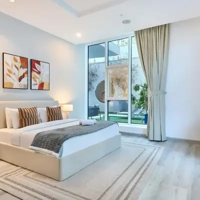 Palm Jumeirah Oasis - Stylish 1 Bedroom Apartment with Garden