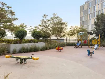 a playground with different types of play equipment at FIRST CLASS Studio Cozy Comfort in Dubai