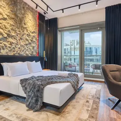 Stylish 1BR Apartment with Marina View