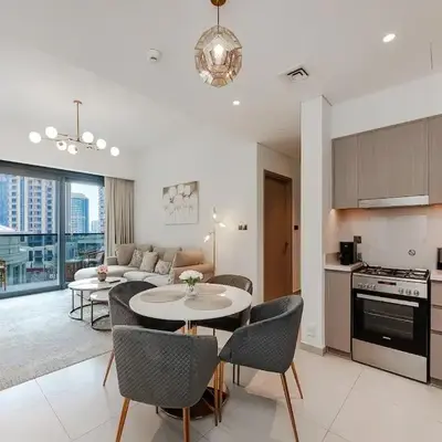 Act One Act Two Stylish 1BR Near Burj Khalifa & Fountains