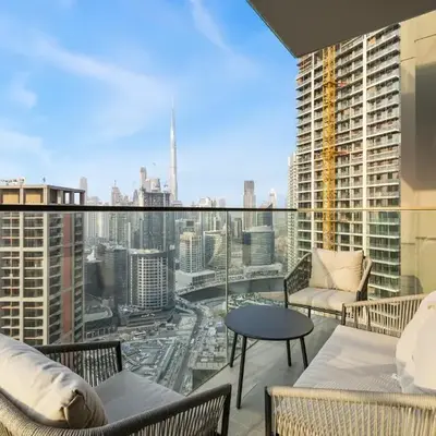 1BR with Direct Burj Khalifa View