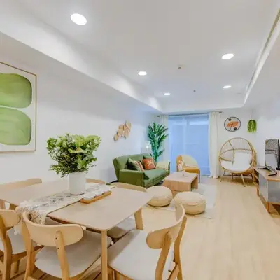 Boho Style 2BHK Apartment With Sea View Next to Tram Station
