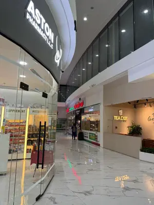 an asotin store in a shopping mall at Peaceful Cozy 1 BHK Pool Garden View Liwan Dubai Land in Dubai