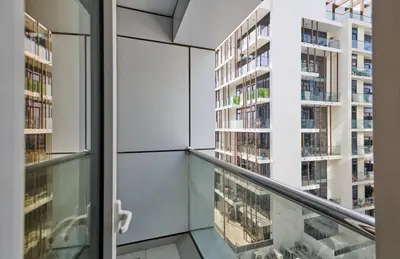 a view from the balcony of a building at Grand Stay Holiday Homes Rental 2 in Dubai