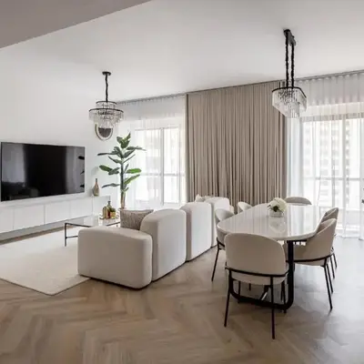 Spacious and luxurious 1 bed with amazing marina view!Rimal !