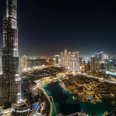 Luxury Apartments at Grande with Burj Khalifa & Fountain View Walk to Dubai Mall