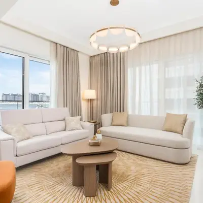 Beachfront Luxe 1BR Grand Bleu with Private Beach & Sea View