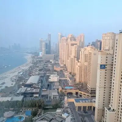 Beachfront Luxury Penthouse at The Walk JBR next to Bluewaters Island - 2BR & Maids Room