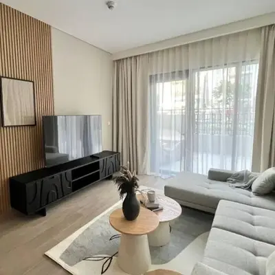 Luxury 1BR with Huge Terrace with Creek Beach Lagoon