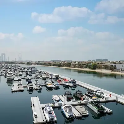 Luxury Upgraded Palm Studio with Marina and Yacht Views