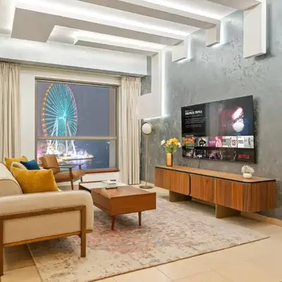 Luxe 3BR and Maid Room with Panoramic Dubai Eye View - JBR Beach