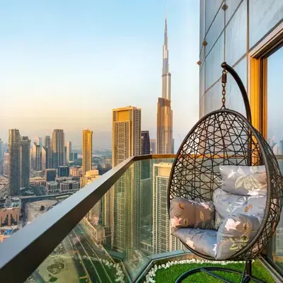 ElysianSky Burj Khalifa Views 3 Bedroom Apartment at Paramount Hotel Midtown with 64th Floor Rooftop Pool