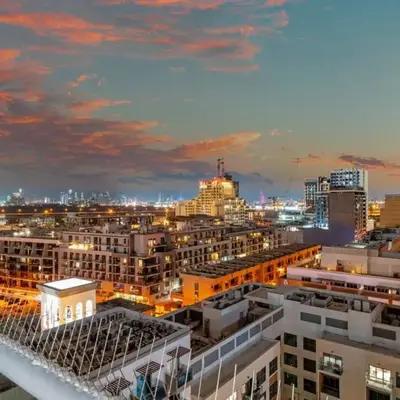 Charming 1BR with Balcony and City View in JVC