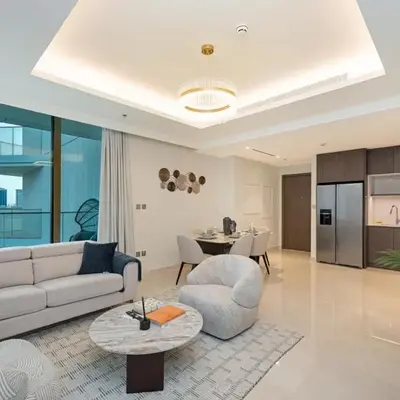 Beach access 2BR with Balcony & Sea View