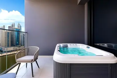 Gallery image of Exclusive Jacuzzi Studio Suite Pool & Wellness Access in Dubai