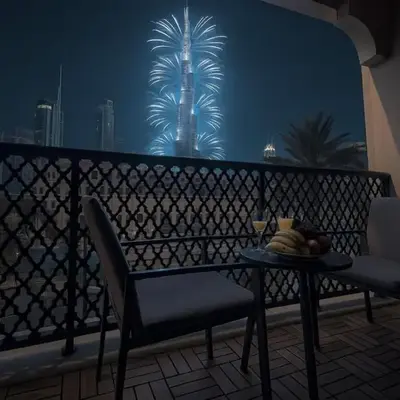 Full Burj View - Souk vibe one-bedroom apartment
