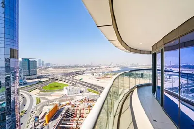 a view of a city from a building at Exquisite 1BR at DAMAC Paramount Tower D in Dubai