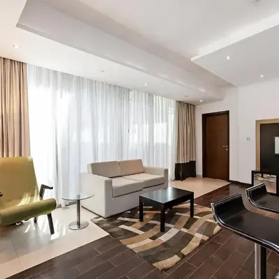 Comfy 1BR apartment in Sport City