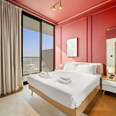 Modern 1BR Apartments by Nestovia in JVC with Pool and City Views