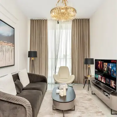 1 BR 10 mins to Burj Khalifa with Cinema