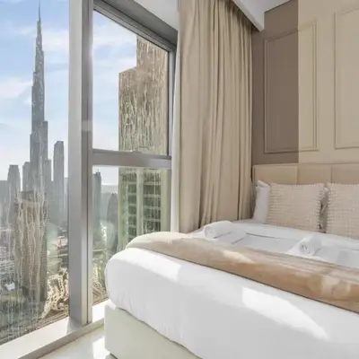 King 2 Bedroom With Burj Khalifa View & Dubai Mall Access
