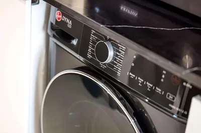 a black microwave oven with its door open at Studio Apartments with Private Jacuzzi - Spa - Cold Plunge - Gym in Business Bay in Dubai