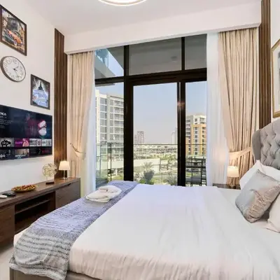 Bright & Cozy Studio in Vibrant Azizi Riviera