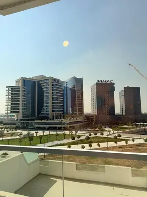 a view of a city skyline with tall buildings at Convenient studio in the centre of Dubai in Dubai