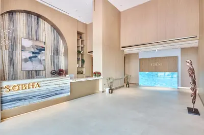 a rendering of the lobby of a sociosa store at STAY BY LATINEM Luxury 1BR Holiday Home CA 0305 Near Burj Khalifa in Dubai